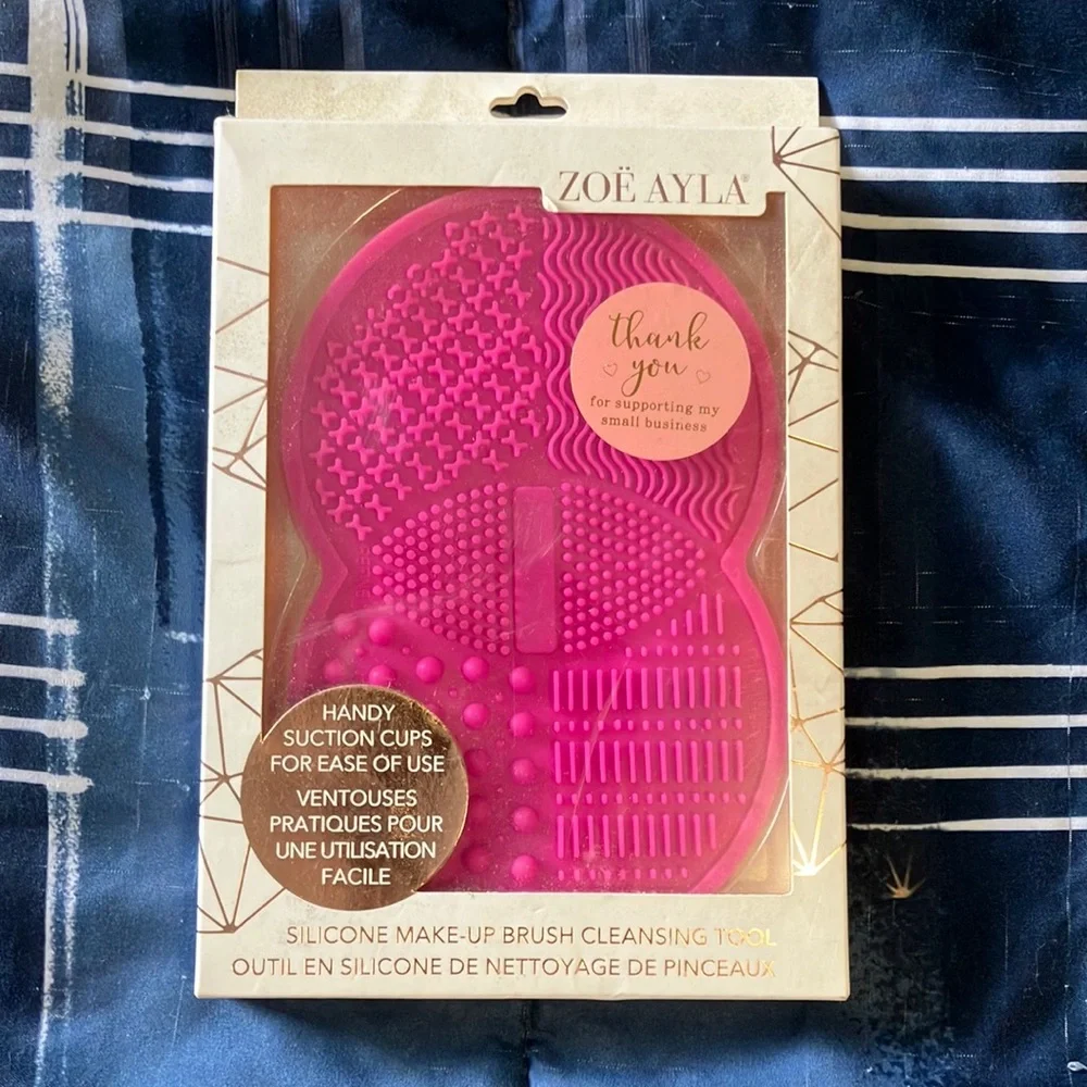 Zoe Ayla Pink Silicone Brush Cleaning tool. New and sealed